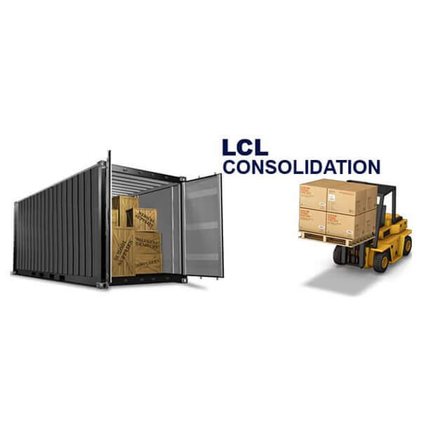 LCL sea shipping
