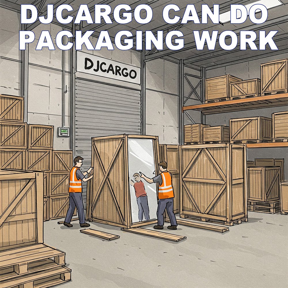 DJcargo can make wooden case packaging at warehouse