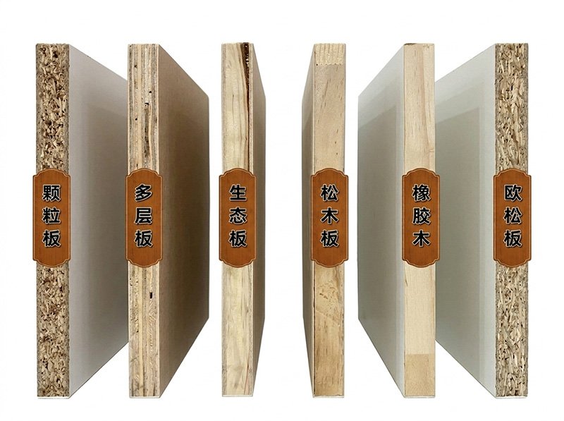 Solid wood particle board, solid wood multi-layer board (plywood), solid wood boards, and OSB (oriented strand board) are all materials that meet the requirements for furniture manufacturing. Only those that comply with formaldehyde emission standards, have adequate material hardness, and meet environmental usage requirements are suitable for use in furniture production.