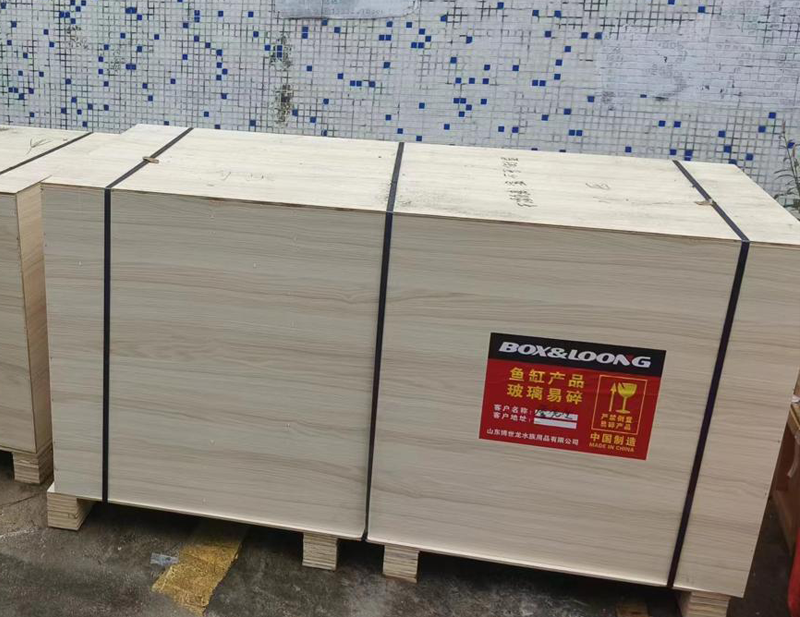 Plywooden case for international shipping